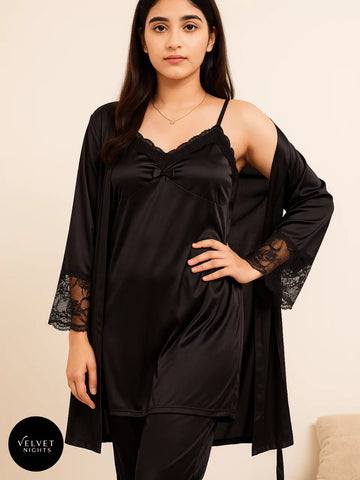 A 5-Piece Luxury Bridal Nightwear Set ❤✨
