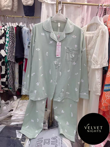 Made for pure comfort; 2-Piece Cotton Night Suit