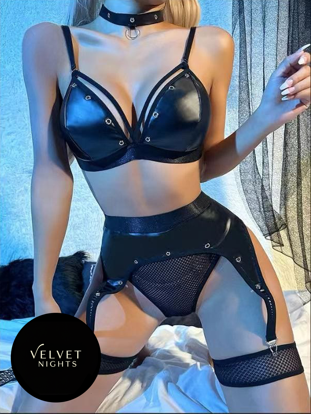 Midnight Rebel Leatherette Set
