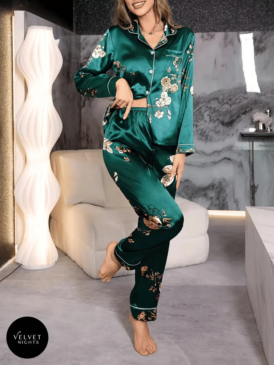 A Timeless Jewel- 2 Piece Night Suit