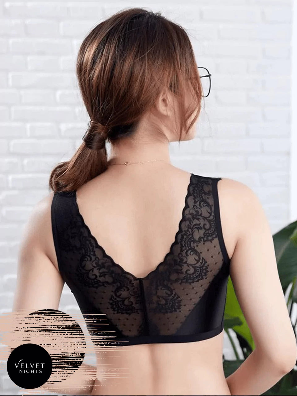 Sports Bra - Black Flexible Small Size