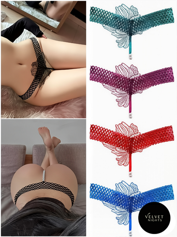 Seductive Butterfly Lace Thong – Flirty, Feminine & Irresistible