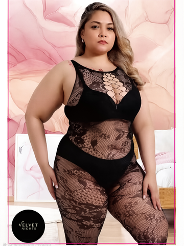 Plus Size Body Stocking – Seductive One-Piece Lingerie