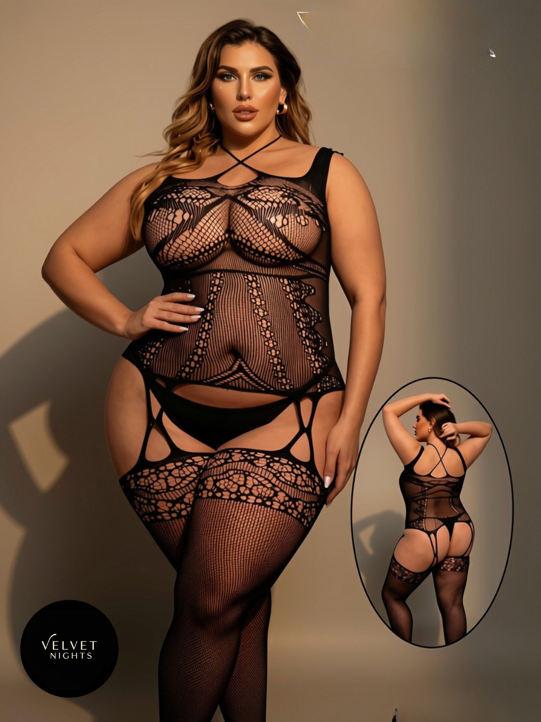 Plus Size Body Stocking – Seductive One-Piece Lingerie