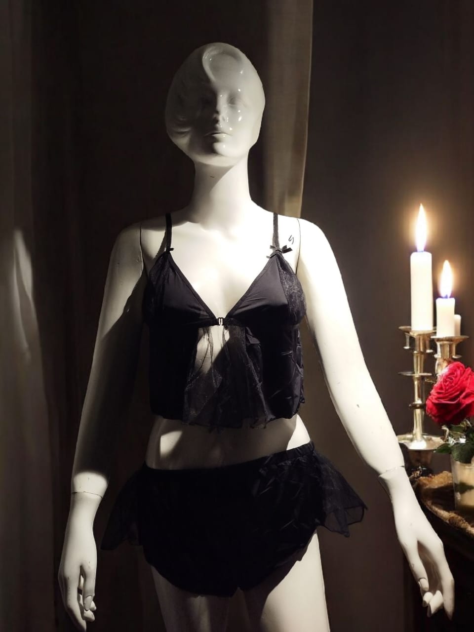 3 Piece Elegant Silk Nightwear