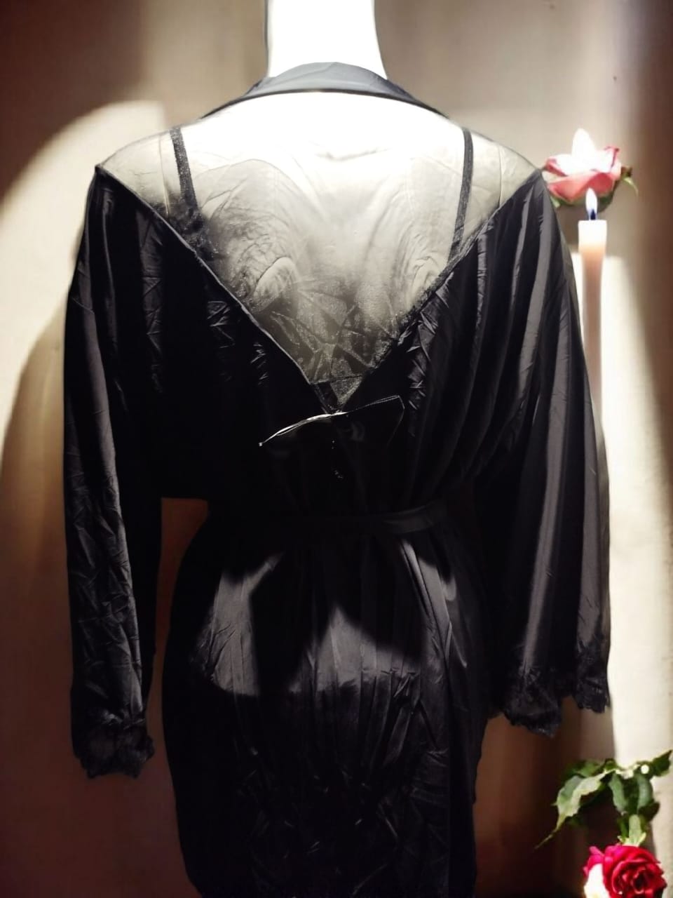 3 Piece Elegant Silk Nightwear