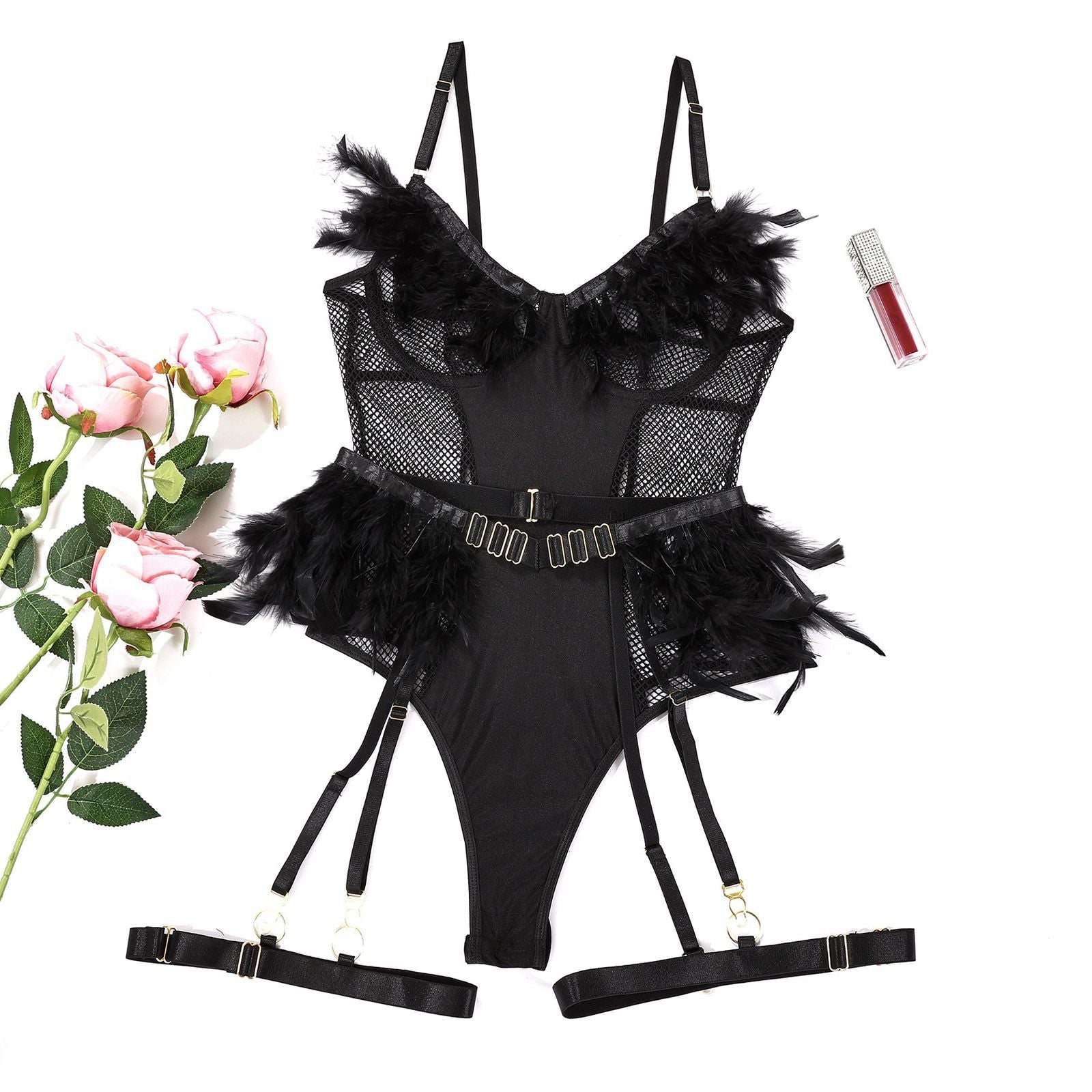 Midnight Muse Feathered Teddy