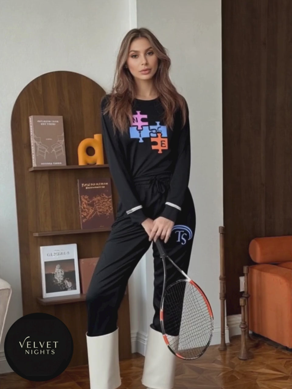 Soft Cuteness 2 Piece Cotton Night Suit