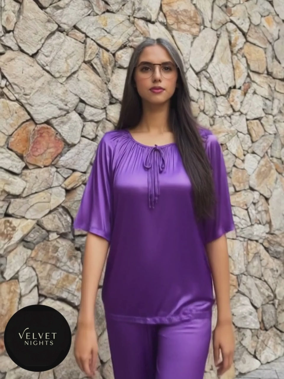 Luxury Satin 2-Piece Night Suit