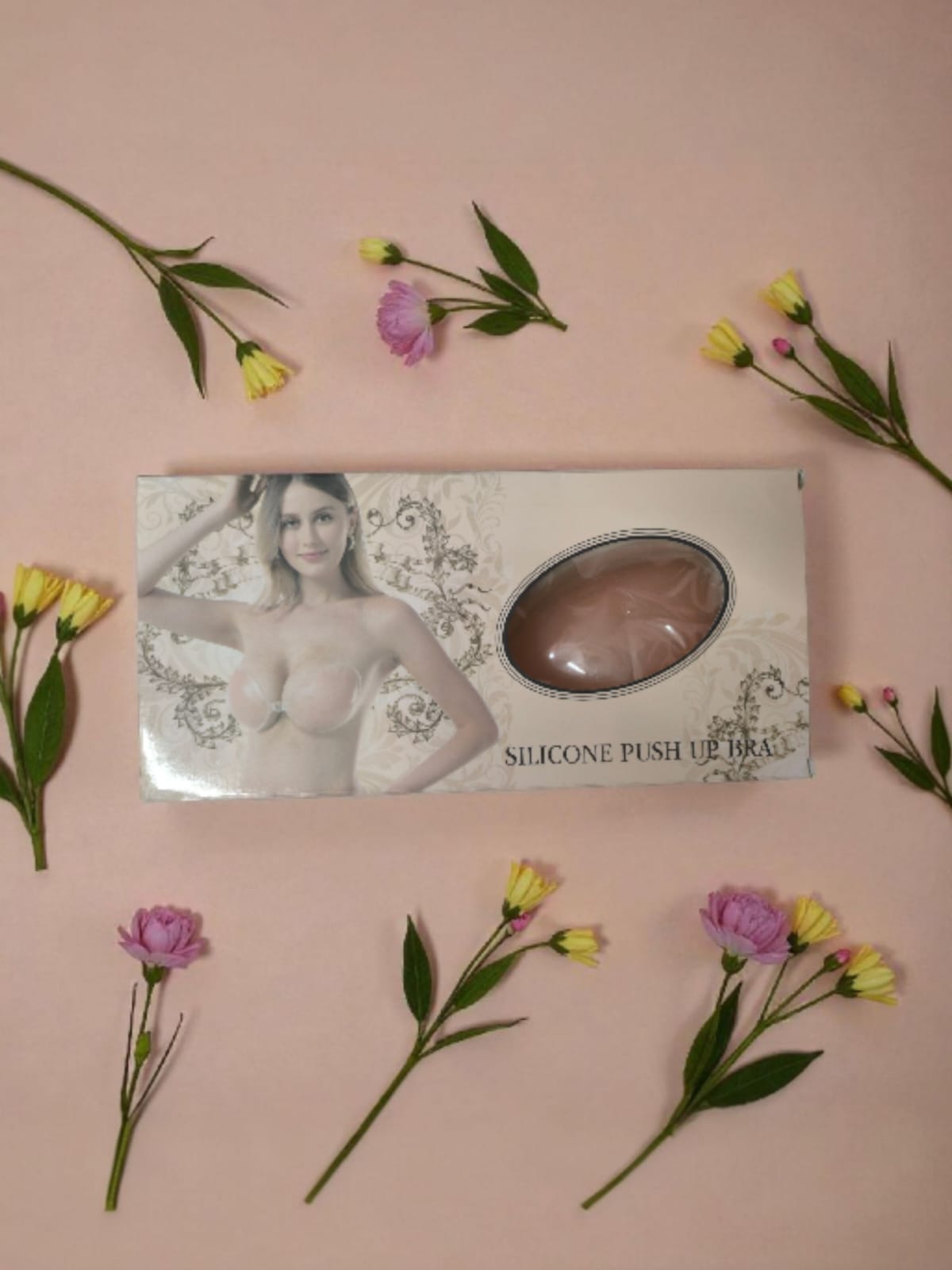 Push up Strapless Self Adhesive Bra| Invisible Silicone Bra for Backless Dress